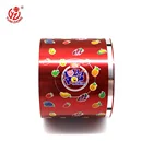 Food grade plastic laminate roll film bopp/vmpet/pe packing material for candy
