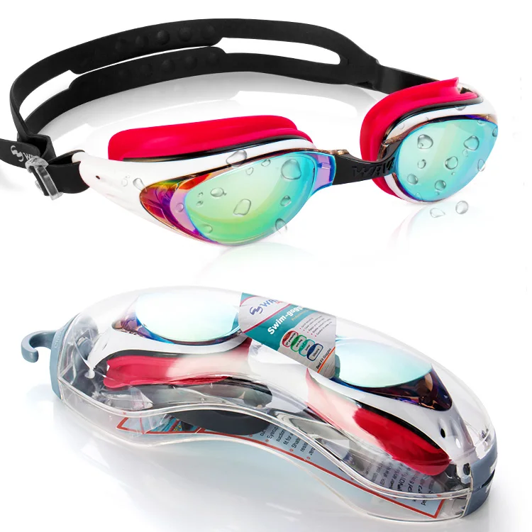 New design swimming goggles set professional anti fog goggles glasses for swimming, Dark brown, blue, white
New design swimming goggles set professional anti fog goggles glasses for swimming, Dark brown, blue, white