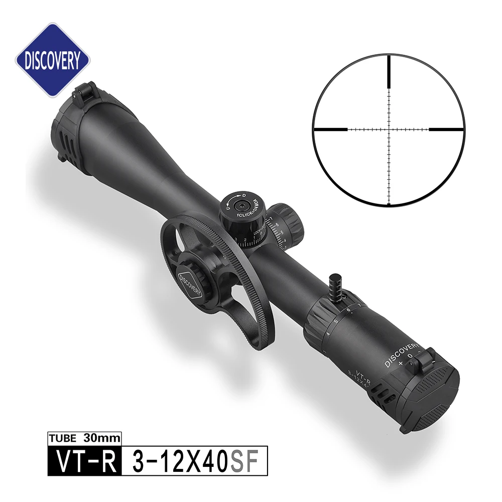 

Discovery VT-R 3-12X40SF Hunting Scope Airsoft Rifle Tactical Riflescope 11/20 Rail Mount Optics Sight