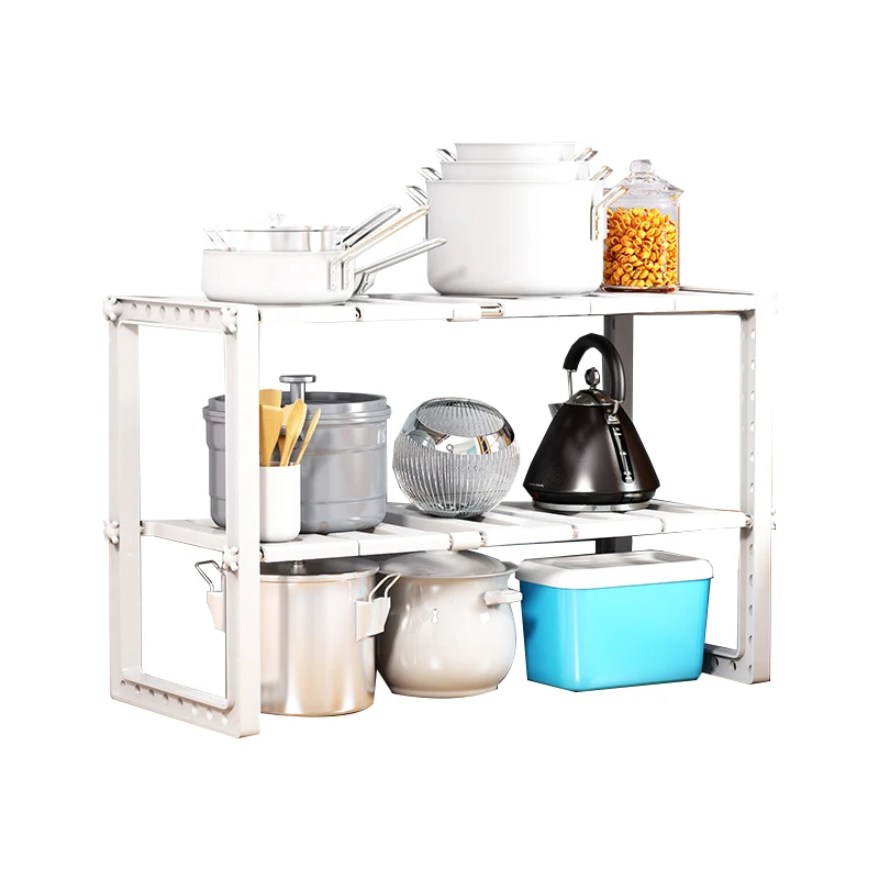 Foldable Kitchen Organizer Adjustable Storage Rack Plastic Under The Sink Rack, Black/white/pink
Foldable Kitchen Organizer Adjustable Storage Rack Plastic Under The Sink Rack, Black/white/pink