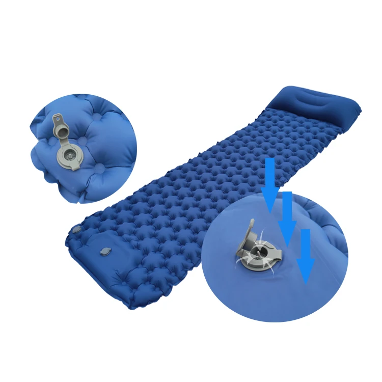 Hand Press Pump Sleeping Pad , Inflatable Air Camping Pad With Built-in Foot Pump, Orange,dark green,vavy blue
Hand Press Pump Sleeping Pad , Inflatable Air Camping Pad With Built-in Foot Pump, Orange,dark green,vavy blue