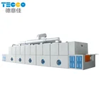 Industrial belt continuous dryer machine for loose fiber and hank yarn