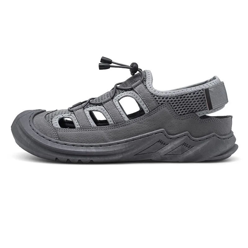 Men's Fashion Sports Sandals Top Leather Mesh Upper Summer Leather Breathable Sandals For Men, Customized color
Men's Fashion Sports Sandals Top Leather Mesh Upper Summer Leather Breathable Sandals For Men, Customized color