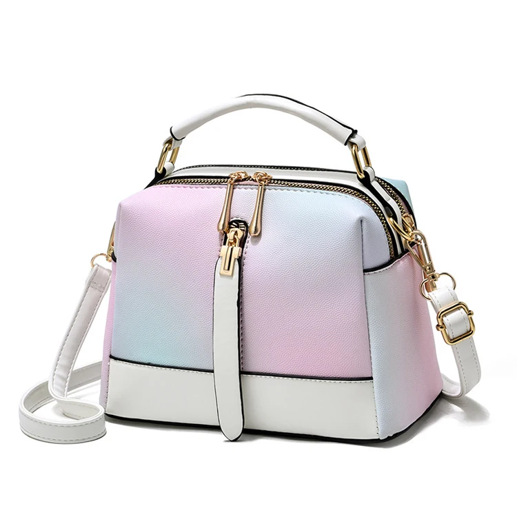 Luxury Bag Female 2021 New Shoulder Bag Gradient Color Bag Candy Boston Handbag, 5colors
Luxury Bag Female 2021 New Shoulder Bag Gradient Color Bag Candy Boston Handbag, 5colors