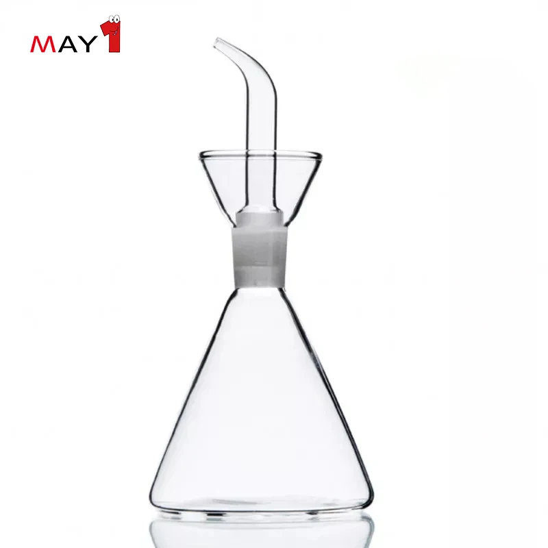 Triangle shape For Kitchen Use Oil Soy Sauce Borosilicate Cooking Glass Dispenser, Transparent
Triangle shape For Kitchen Use Oil Soy Sauce Borosilicate Cooking Glass Dispenser, Transparent