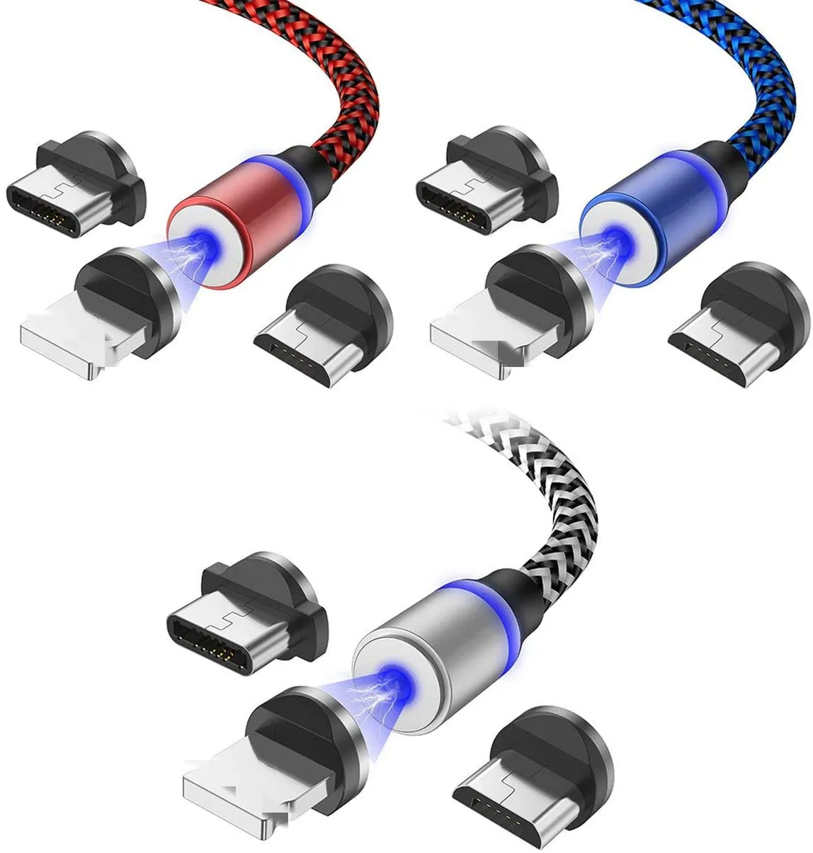 3in1 Fast Android USB-C Charging Cable Aluminum Electrical Lighted Power Charger Cable Amazon Hot Data Cable
3in1 Fast Android USB-C Charging Cable Aluminum Electrical Lighted Power Charger Cable Amazon Hot Data Cable
