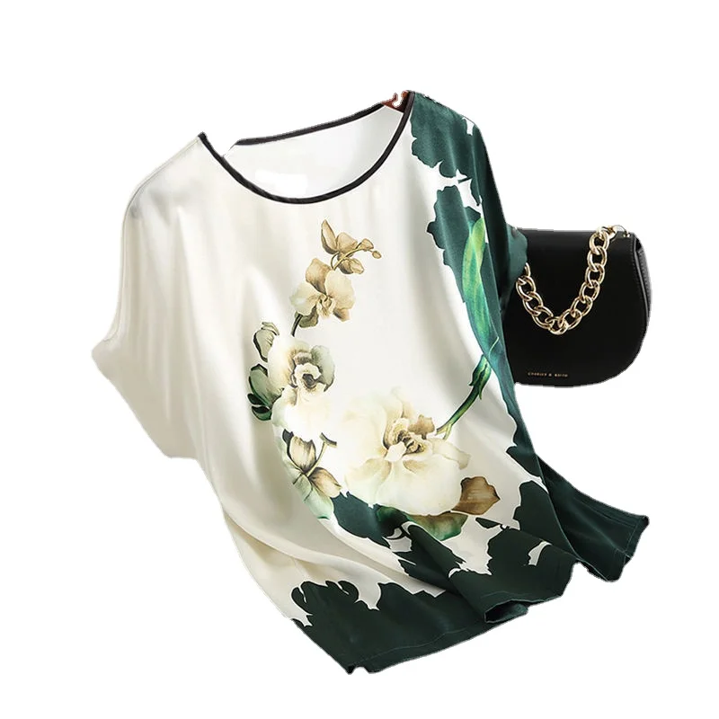 Printed mother wear 2020 new chiffon shirt women's short-sleeved loose plus size blouse, Picture color
Printed mother wear 2020 new chiffon shirt women's short-sleeved loose plus size blouse, Picture color