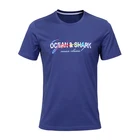 Custom apparel manufacturers streetwear cotton linen tshirt Letter logo embroidered men t- shirts