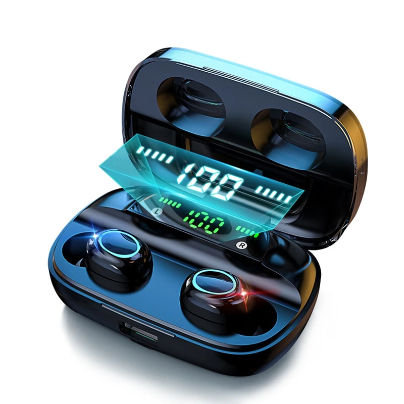 S11 New wireless tws 5.0 Earphone 8D Stereo Wireless Earbuds Mini touch Earphone Headset with 2200mah Power Bank headphones, Black white
S11 New wireless tws 5.0 Earphone 8D Stereo Wireless Earbuds Mini touch Earphone Headset with 2200mah Power Bank headphones, Black white