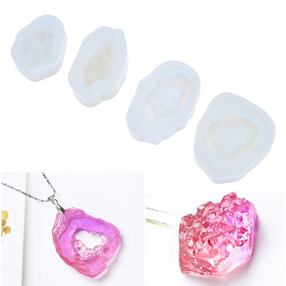 Crystal Cluster Silicone Mold Simulation Original Stone Resin Mould UV Epoxy Key Chain Jewelry Making Tools DIY Crafts, Clear
Crystal Cluster Silicone Mold Simulation Original Stone Resin Mould UV Epoxy Key Chain Jewelry Making Tools DIY Crafts, Clear