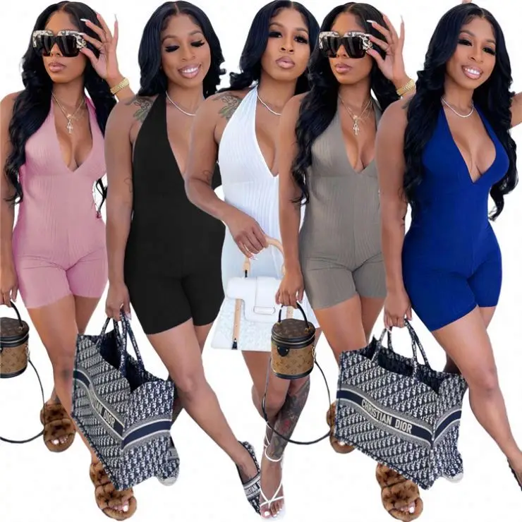 PEARL Womens Clothing 2021 Casual Solid Color Sleeveless V-Neck Backless Women Lace Up Jumpsuit
PEARL Womens Clothing 2021 Casual Solid Color Sleeveless V-Neck Backless Women Lace Up Jumpsuit
