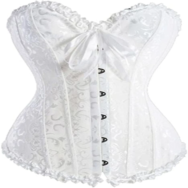 White Corset Top A luxurious Strapless Corset With Double Steel Bone Corset For Slimming And Slimming 
White Corset Top A luxurious Strapless Corset With Double Steel Bone Corset For Slimming And Slimming