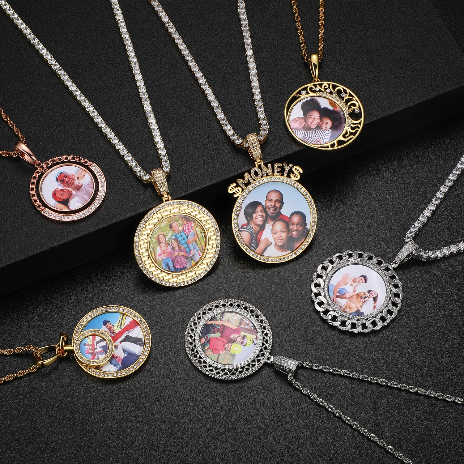 2022 Trend Custom Round Gold Iced Out Pendants Hip Hop Necklace Custom Photo Locket Picture Pendant Photo Pendant
2022 Trend Custom Round Gold Iced Out Pendants Hip Hop Necklace Custom Photo Locket Picture Pendant Photo Pendant