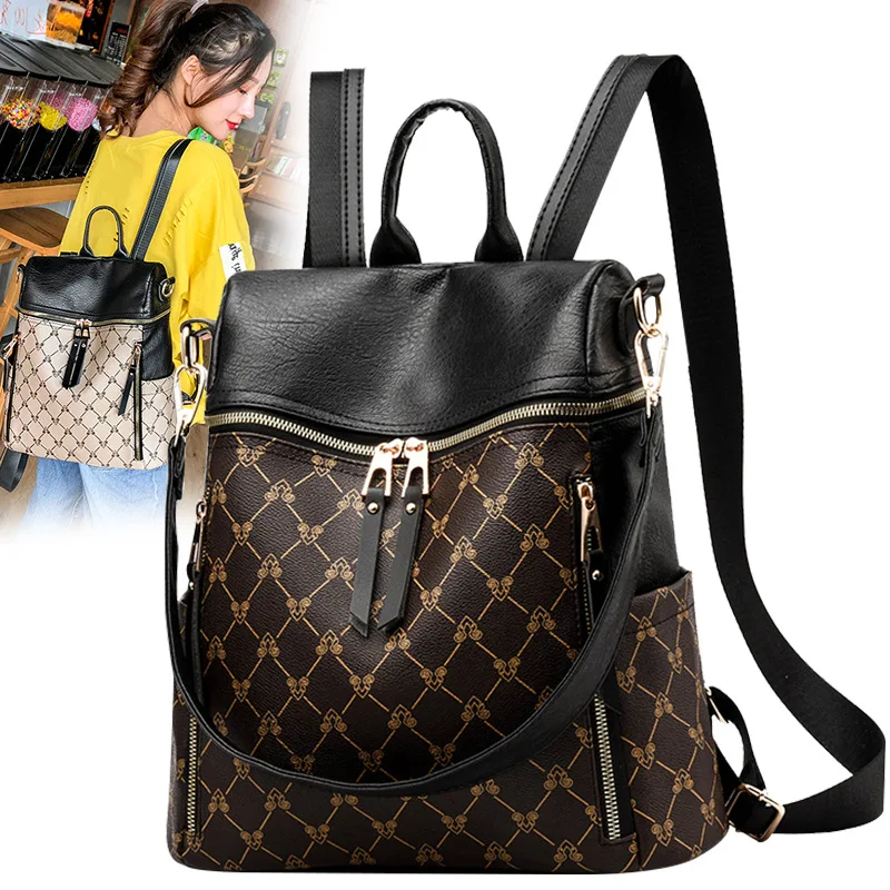 Fashion Style Women PU Leather Backpack Small Packsack for School Female Student Casual Knapsack Bag
Fashion Style Women PU Leather Backpack Small Packsack for School Female Student Casual Knapsack Bag