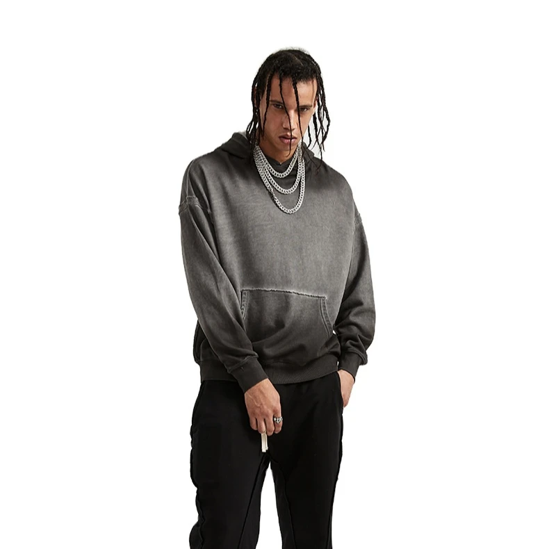 Distressed Anti-car Line Hooded Sweater Men's Autumn European and American High Street Fashion Brand Jacket
Distressed Anti-car Line Hooded Sweater Men's Autumn European and American High Street Fashion Brand Jacket