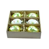 Hot sale hanging glass decorative easter eggs ornaments