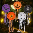 Lantern 2020 Halloween Decoration Paper Pumpkin Lantern Portable Folded Halloween Yard Decoration