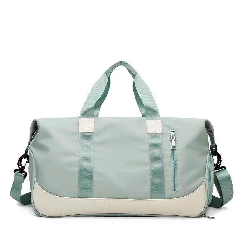 Wholesale waterproof women sports duffle bag with wet compartment custom logo women gym bag
Wholesale waterproof women sports duffle bag with wet compartment custom logo women gym bag