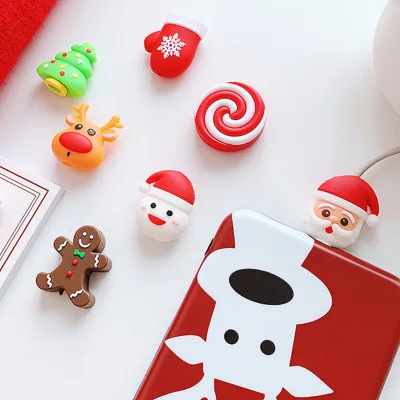 Hot new arrival Christmas cartoon animal protector cable charger usb cover phone protector de cables, Colorful
Hot new arrival Christmas cartoon animal protector cable charger usb cover phone protector de cables, Colorful