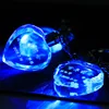 Fashion 3D Laser Engraved Light Up Transparent Crystal Budget Keyring/LED Flashlight Crystal Key Chains For Gift