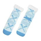 Women winter chunky warm novelty indoor room slipper fleece lined socks