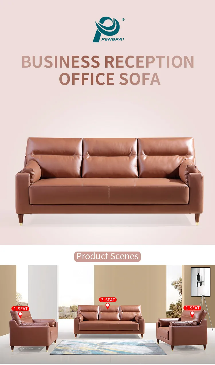 Pengpai Media Room 3 2 Seater Latest Sets Sofa Furniture