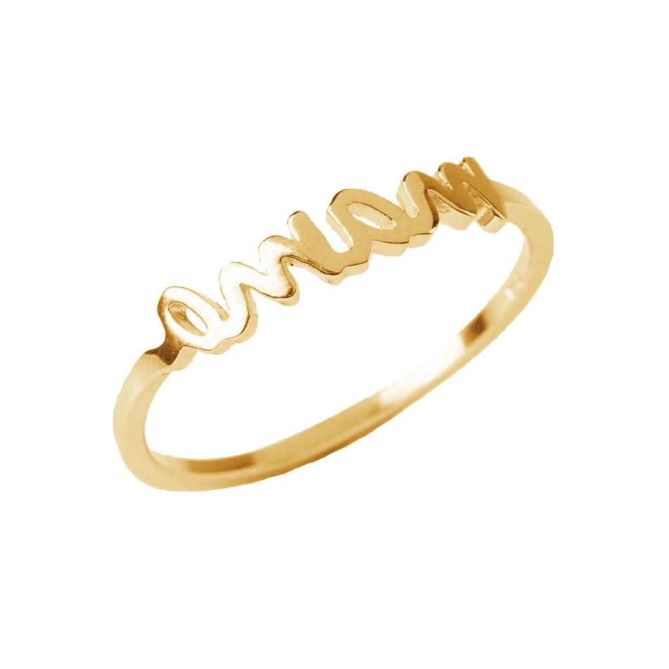 wholesale fashion gift for mum 18k gold plated jewelry 925 sterling silver mama script ring
wholesale fashion gift for mum 18k gold plated jewelry 925 sterling silver mama script ring