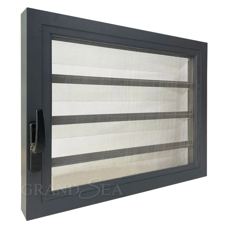 Aluminum jalousie window glass screens design standard size Philippines price list
