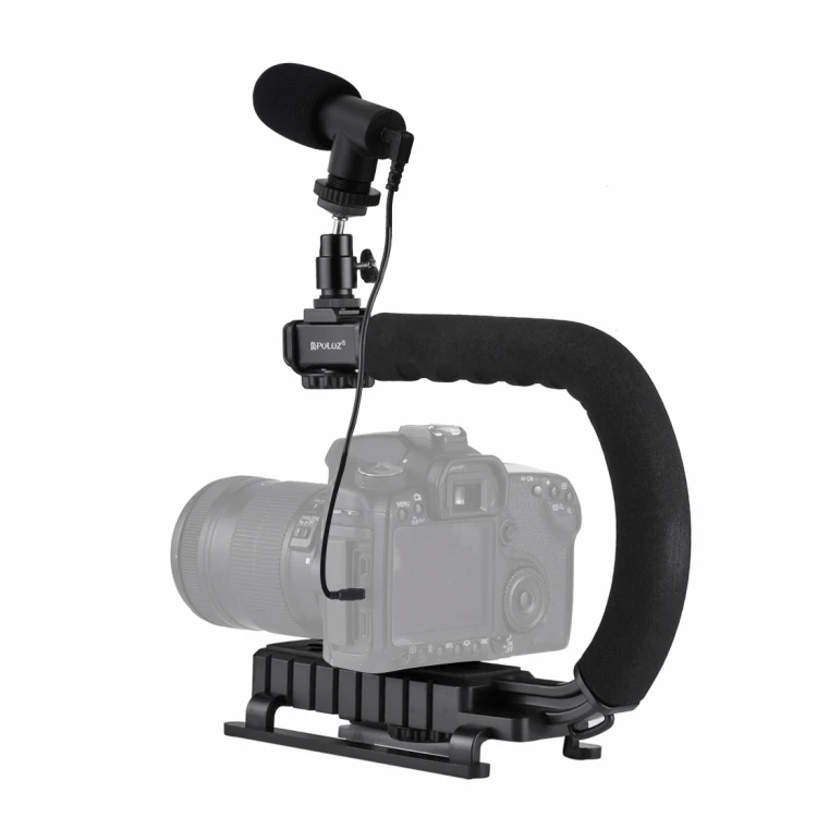 Dropshipping PULUZ U Shape Camera StabilizerPortable Handheld DV Bracket Video Shotgun Microphone Kit
Dropshipping PULUZ U Shape Camera StabilizerPortable Handheld DV Bracket Video Shotgun Microphone Kit