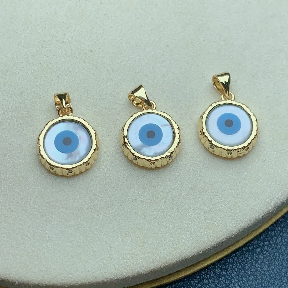 Wholesale Custom Round Evil Eye Pendant For DIY Jewelry Making Necklace Charms Accessories
Wholesale Custom Round Evil Eye Pendant For DIY Jewelry Making Necklace Charms Accessories