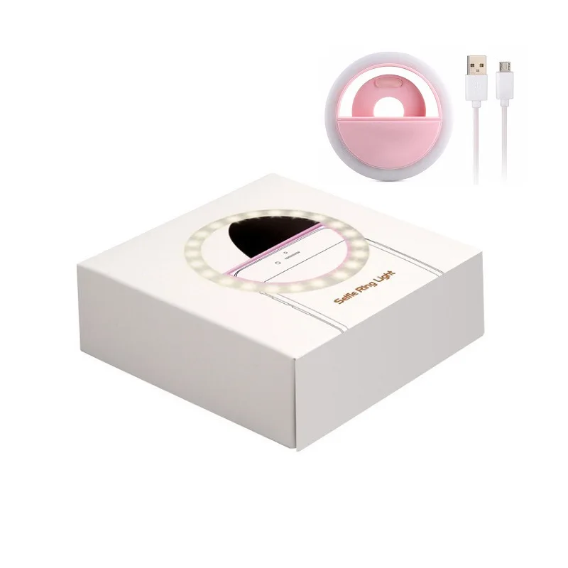 Photographic Lighting With USB Charge Phone Photography Ring Light Led Ring Light for Smartphone, Black,white,blue,pink
Photographic Lighting With USB Charge Phone Photography Ring Light Led Ring Light for Smartphone, Black,white,blue,pink