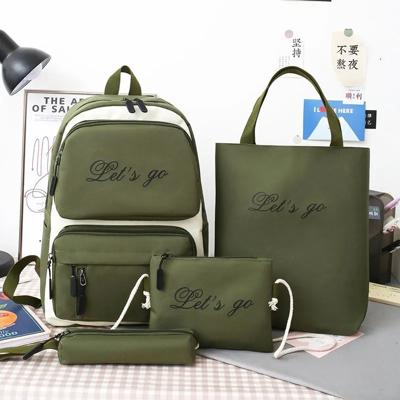 2021 backpack four-piece set middle school schoolbag mobile phone bags college style outdoor leisure backpack male, As picture shows
2021 backpack four-piece set middle school schoolbag mobile phone bags college style outdoor leisure backpack male, As picture shows
