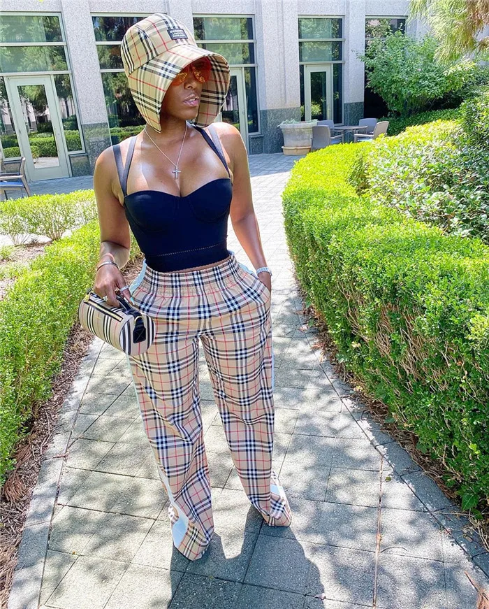 O6037-wholesale womens boutique clothing plaid printing pants women loose casual long pant
O6037-wholesale womens boutique clothing plaid printing pants women loose casual long pant