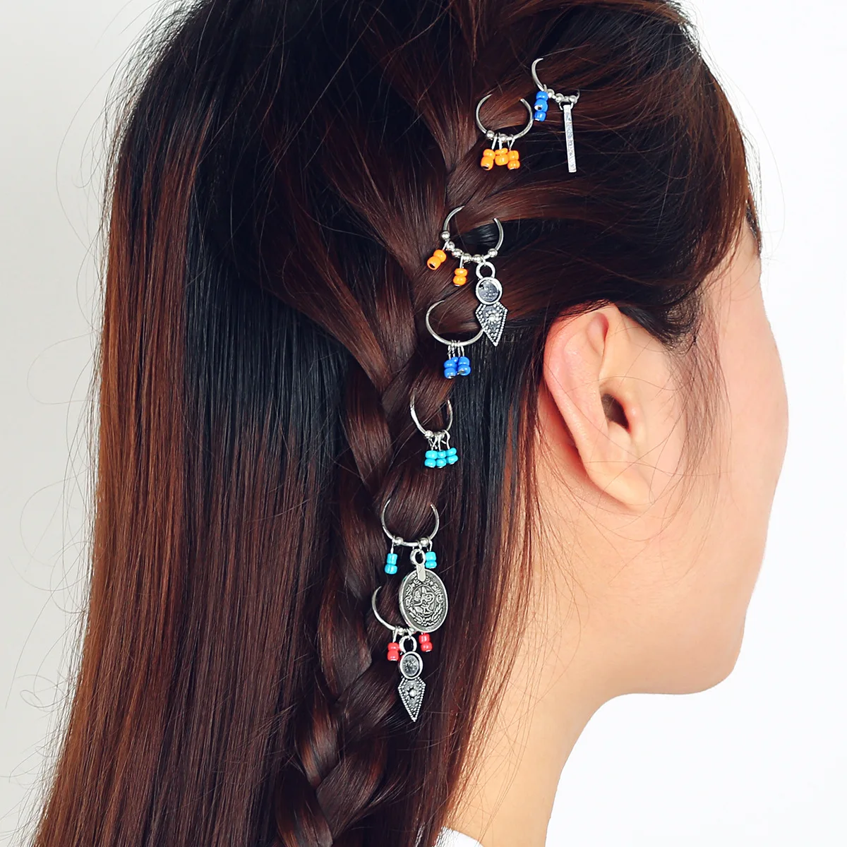 I YOU WIN Hair Jewelry Personality Trendy DIY Alloy Hair Clips Color Beads Leaf Coin Pendant Hair Jewelry
I YOU WIN Hair Jewelry Personality Trendy DIY Alloy Hair Clips Color Beads Leaf Coin Pendant Hair Jewelry