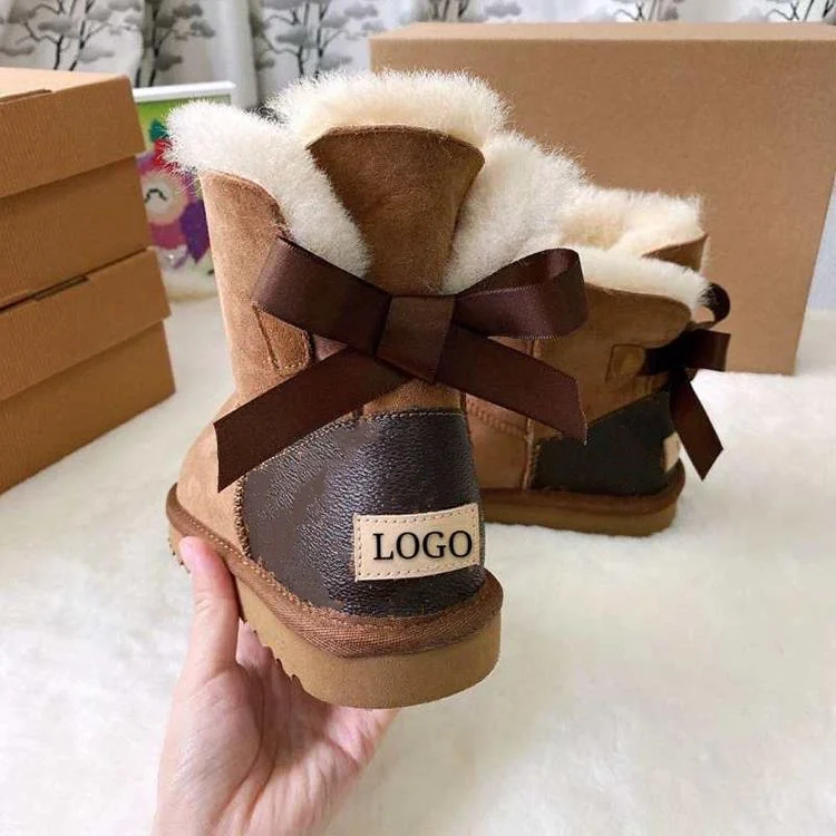 Winter 2021 best selling plush leather boots women's wool bow boots snow boots, Customized color
Winter 2021 best selling plush leather boots women's wool bow boots snow boots, Customized color