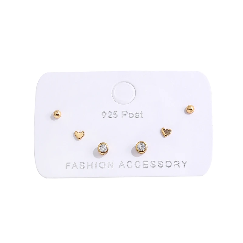 ENSHIR Multi Shapes Love Heart Round Ball Stud Earring Set for Women Cubic Zircon Jewelry, As picture
ENSHIR Multi Shapes Love Heart Round Ball Stud Earring Set for Women Cubic Zircon Jewelry, As picture