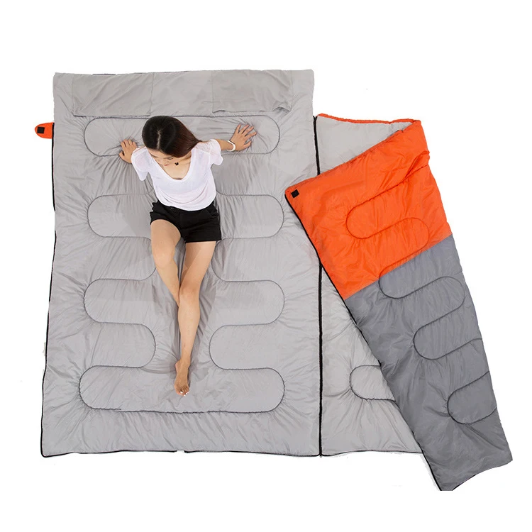 FunFishing Couple double widened thickened outdoor camping warm sleeping bag, Customized
FunFishing Couple double widened thickened outdoor camping warm sleeping bag, Customized
