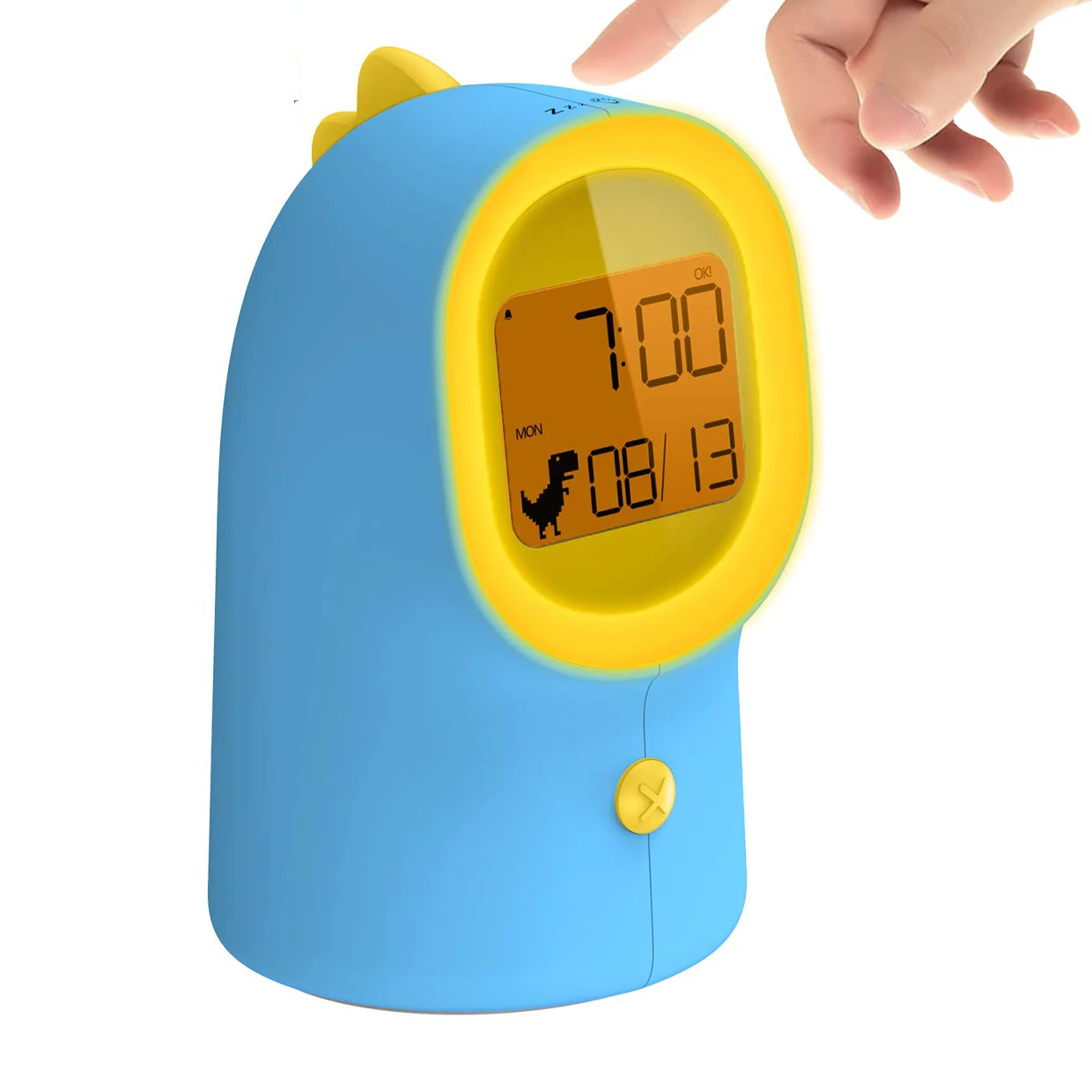 Children Alarm Clock with Night Light, Sleep Trainer for Teaching Kids Time to Wake up with 2 Rings, Digital Clock with Battery, Green/blue
Children Alarm Clock with Night Light, Sleep Trainer for Teaching Kids Time to Wake up with 2 Rings, Digital Clock with Battery, Green/blue