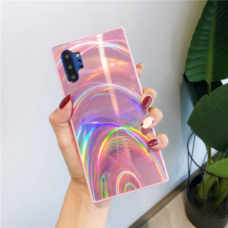3D Rainbow Glitter Phone Case for Samsung Note 10 S10 S9+ A51 Cases Holographic Prism Laser Cover for A7 2018 A50 A20S S20 Plus
3D Rainbow Glitter Phone Case for Samsung Note 10 S10 S9+ A51 Cases Holographic Prism Laser Cover for A7 2018 A50 A20S S20 Plus