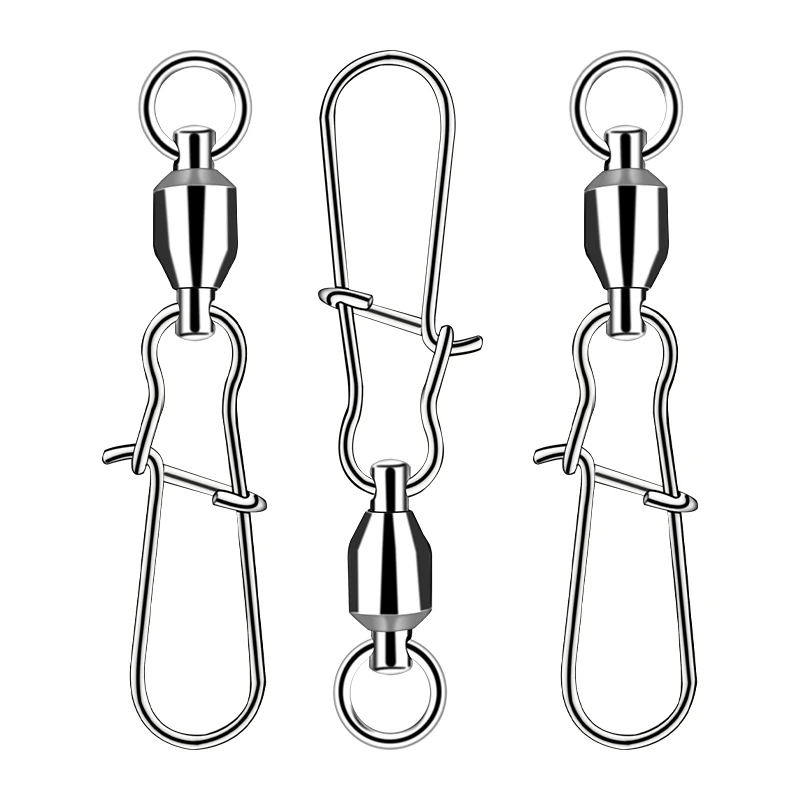 OBSESSION LT005 10pcs/bag Stainless Steel Strong Ball bearing Swivel Fishing Swivel Snap Fishing Accessories
OBSESSION LT005 10pcs/bag Stainless Steel Strong Ball bearing Swivel Fishing Swivel Snap Fishing Accessories
