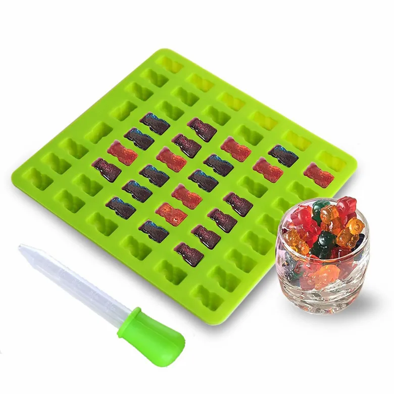 Factory Outlet Food Grade Chocolate Bear Silicone Gummy Candy Mold Non Stick DIY Silicone Candy Molds
Factory Outlet Food Grade Chocolate Bear Silicone Gummy Candy Mold Non Stick DIY Silicone Candy Molds