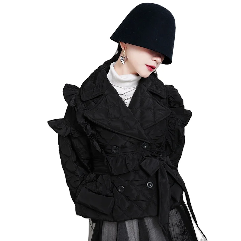 Wholesale custom black padded jacket cotton women winter quilting padded jacket for woman girls 1910, Picture
Wholesale custom black padded jacket cotton women winter quilting padded jacket for woman girls 1910, Picture