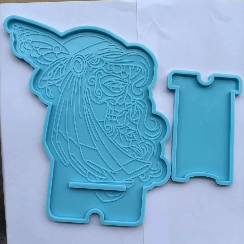 H172 Girl silicone Mobile phone stand silicone mold phone holder mold for resin crafts, Random
H172 Girl silicone Mobile phone stand silicone mold phone holder mold for resin crafts, Random