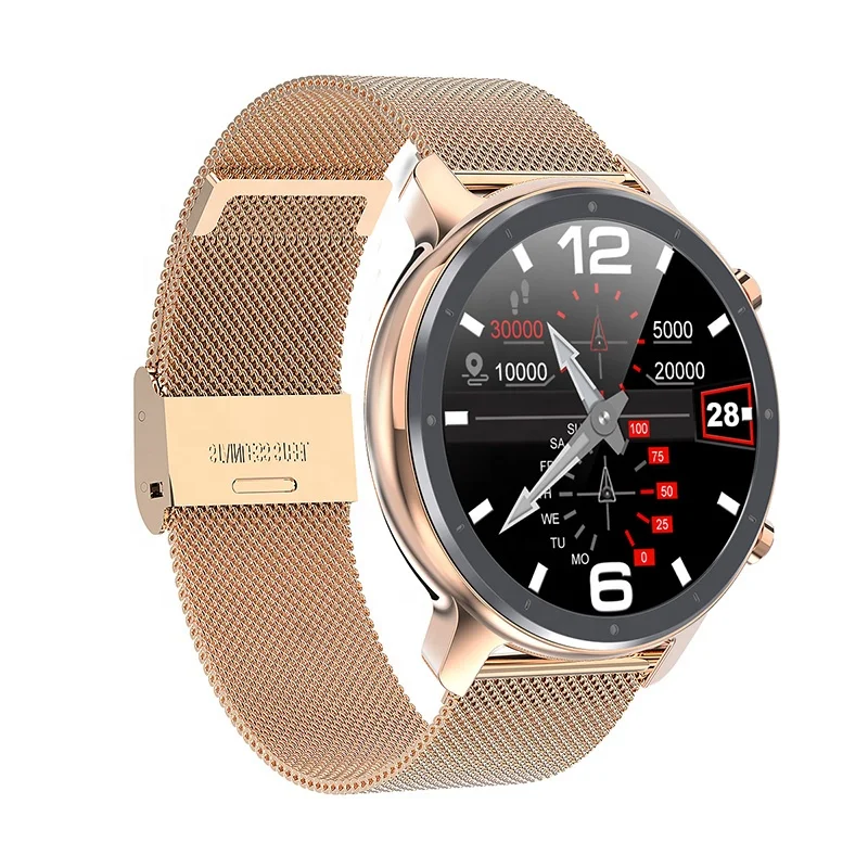 Women Smart Watch Leather & Metal Wristbands Full Screen Touch Health Tracker Smart watches for Girls
Women Smart Watch Leather & Metal Wristbands Full Screen Touch Health Tracker Smart watches for Girls