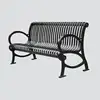 Arlau outdoor bench with back rest outdoor bench seat
