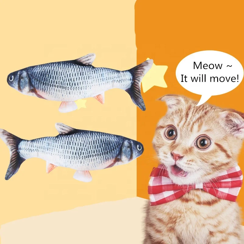 Electric Simulation Fish Swing Toy Simulation Catnip Plush Fish Toy Pet Supplies, Photo
Electric Simulation Fish Swing Toy Simulation Catnip Plush Fish Toy Pet Supplies, Photo