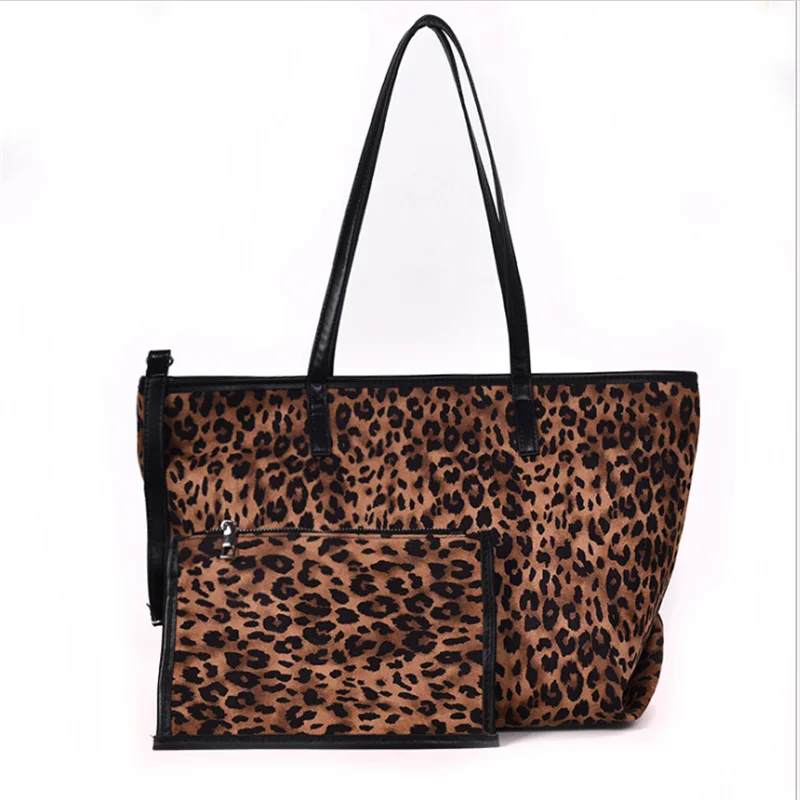 wholesale leopard canvas tote bag set large capacity handbag with clutch bag weekender bag with zipper HF-1145008
wholesale leopard canvas tote bag set large capacity handbag with clutch bag weekender bag with zipper HF-1145008