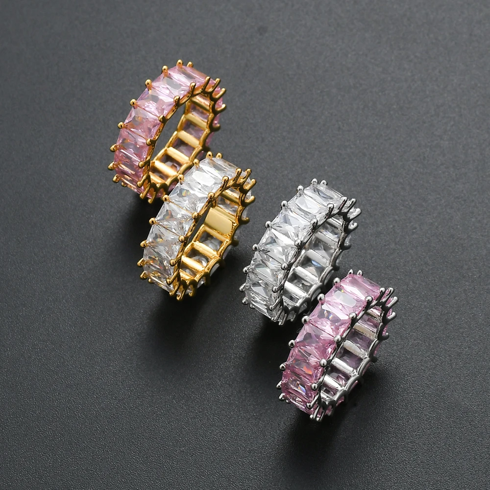 R019 Square Zircon Ring Brass Gold Silver Color Cubic Zircon Iced Cuban RING Fashion Hip Hop Jewelry
R019 Square Zircon Ring Brass Gold Silver Color Cubic Zircon Iced Cuban RING Fashion Hip Hop Jewelry