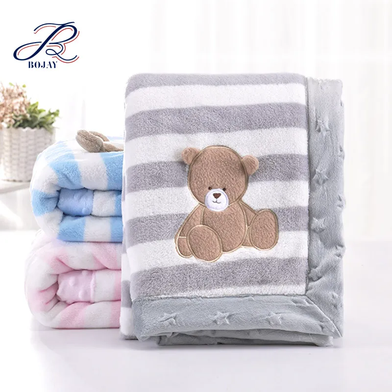 Bojay Hot Selling Warm Double Layers Soft Thick Flannel Fleece Baby Kids bedding Throw Blanket
Bojay Hot Selling Warm Double Layers Soft Thick Flannel Fleece Baby Kids bedding Throw Blanket