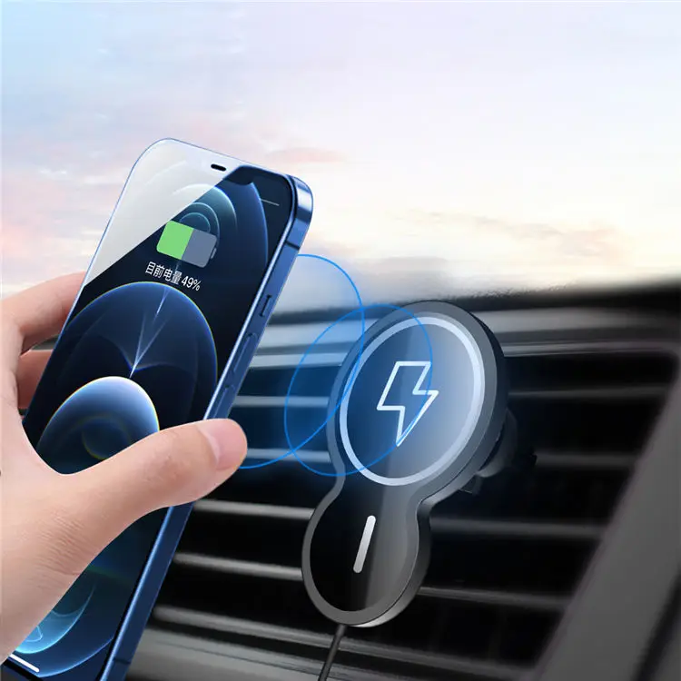 15W Magnetic Wireless Car Charger Mount Stand for iPhone 12 Pro Mini Max Magsa Fast Charging Wireless Charger Car Phone Holder
15W Magnetic Wireless Car Charger Mount Stand for iPhone 12 Pro Mini Max Magsa Fast Charging Wireless Charger Car Phone Holder